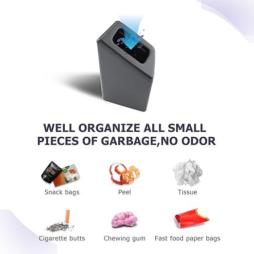 LUWU Car Trash Can Compatible With Toyota Corolla Cross 2022-2025 - Interior Accessory With Lid, Portable Mini Dustbin, Leak-Proof Garbage Bin 2PCS