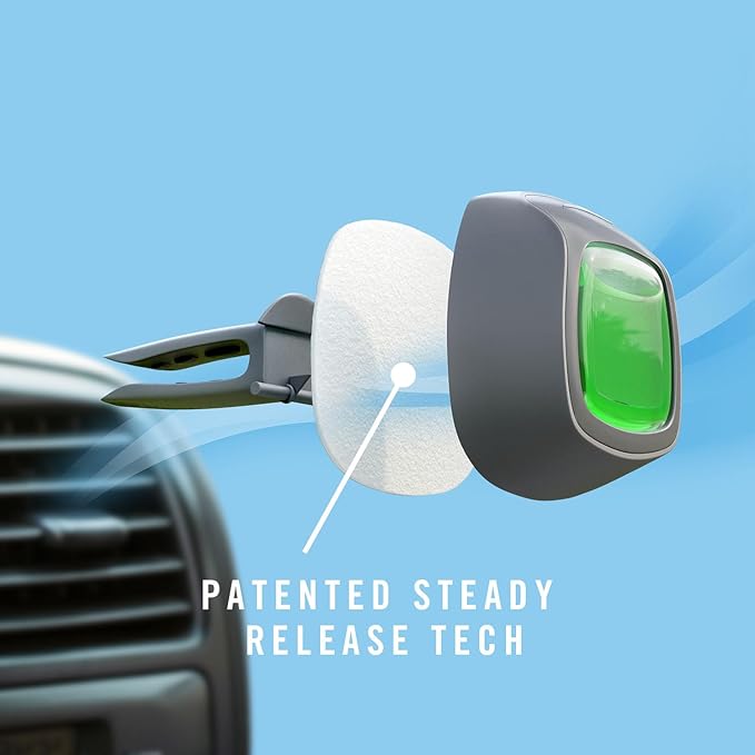 Febreze Car Vent Clip Air Freshener, Gain Island Fresh, 3 Count