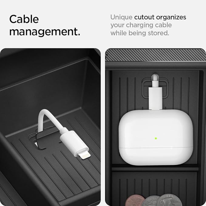 Spigen Console Organizer Tray for Tesla Model X & S 2026/2025/2024/2023/2022