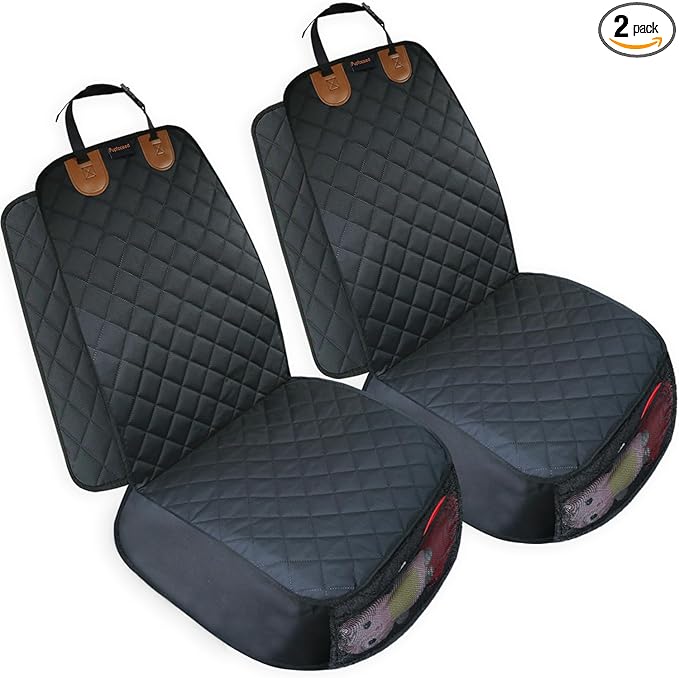 Front Seat Cover for Dogs 2PK Car Seat Covers Front Seats Pet Car Seat Cover Bucket Car Seat Cover for Dogs Front Car Seat Covers Front Seat Pet Cover