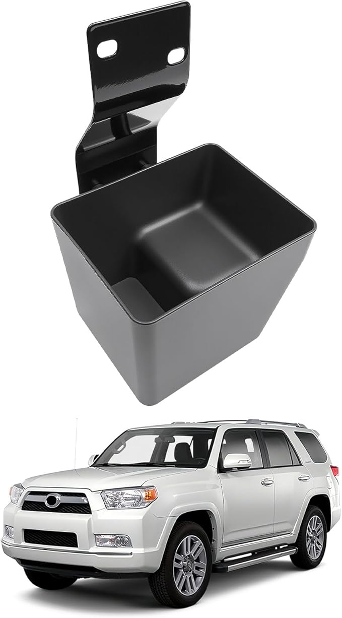 Trunk Organizer Fits for 2010-2024 Toyota 4Runner 5-Seat 2nd Row Trunk Storage Box No-Drill Compatible with 4Runner Accessories (Left Hidden)