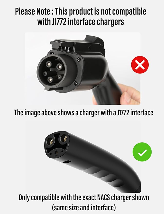 BMZX EV Charger Holder for Tesla, Wall Mount Kit for Tesla Charger Holder, Charging Cable Organizer with Charger Slot Fit for Model 3/Y/S/X