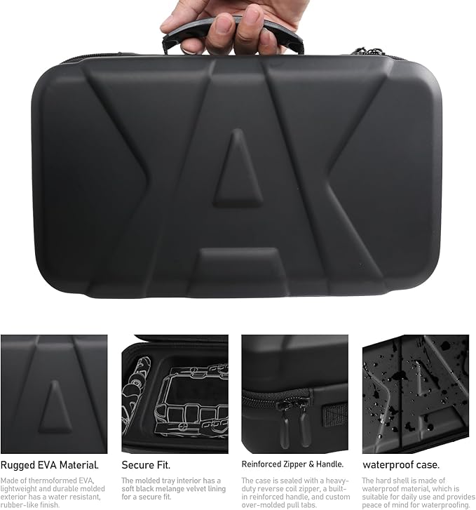 for NOCO Boost HD GB70 and GBX75 Jump Starters Boost Sport and Plus HD EVA Protection for UltraSafe Lithium(Case only)