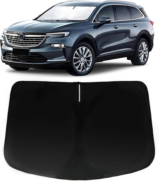 Windshield Sun Shade for Buick Enclave 2025 2024-2018, Car Front Window Sunshade with 240T Sun Visor Protector Blocks UV Rays Heat Sun Shield Accessories