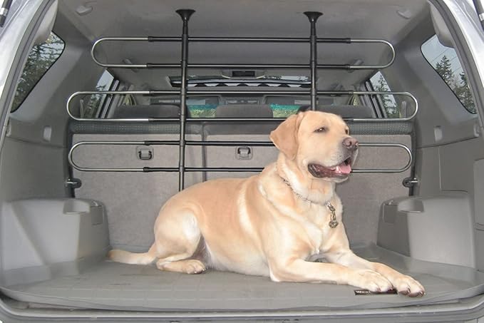 PortablePET Heininger Add-On Rung for Pet Partition Barrier – Expands Pet Safety, Adjustable Horizontal Fit – Easy to Install – Compatible with SUVs, Trucks, and Cars