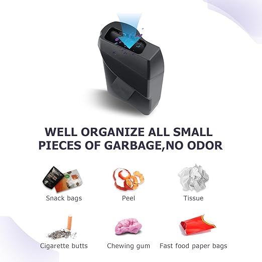 LUWU Car Trash Can Compatible with 2023 2024 2025 Toyota Prius/2024 2025 Prius Prime Interior Accessories Car Trash with Lid Portable Mini Trash Dustbin Garbage Trash Bin Car Waste Bin Leak-proof 2PCS