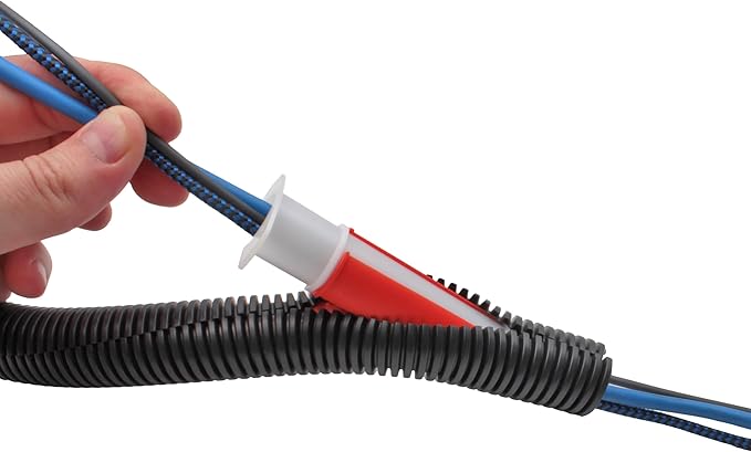 Electriduct Wire Loom Cable Insertion Tool for 1-1/4" to 1-1/2" Conduit Sleeving Installation - Model CM25
