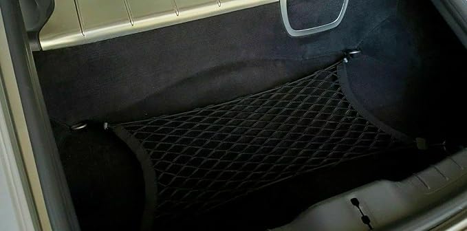 Trunk Organizer Cargo Net for Porsche Cayman 2006–2023 – Floor Style Cargo Net for Coupe - Premium Mesh Car Trunk Organizer Vehicle Carrier Storage – Compatible with Cayman
