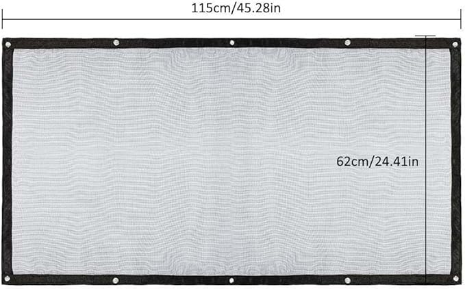 Pet net for car Dog car Fence Barrier Back seat Pet Barrier for Car Safety Net with Hooks and Straps 115 x 62 cm