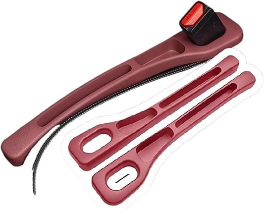 2 PCS Universal Car Seat Gap Filler, Leak-Proof Side Seam Plug Strip for Crumbs/Phones/Keys, Car Interior Decor Accessories(2pcs red)