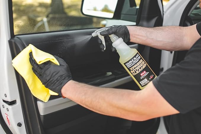 P & S PROFESSIONAL DETAIL PRODUCTS - Xpress Interior Cleaner - All-in-One Solution for Removing Traffic Marks, Dirt, Grease, Oil; Works on Leather, Vinyl, Plastic; Fresh Scent; 1 Gallon & 1 Quart