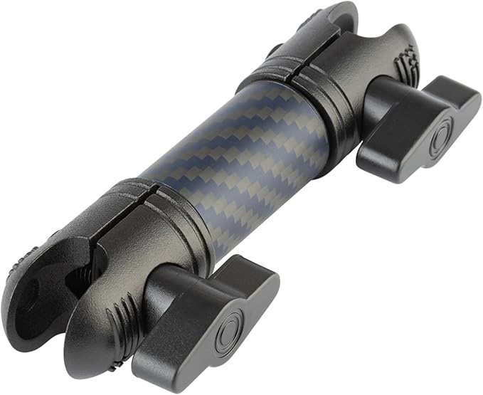Bulletpoint Mounting Solutions Dash Mount 4.7" Arm Compatible with iPhone and Android Smartphones - Fits 20mm Attachment Ball (Carbon Fiber + Kevlar)