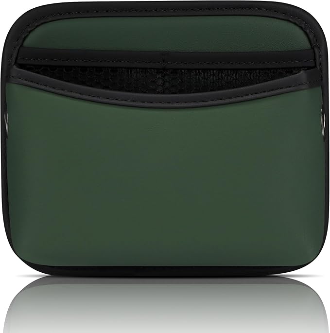 Accmor Universal Car Pocket Organizer - PU Leather Pouch for Seat, Door, Window, Console - Holder for Cards, Trash, Cell Phone, Sunglasses