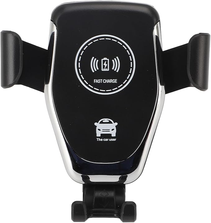 15W Wireless Car Charger Mount, 360 Degree Rotating Phone Holder with Intelligent Protecting Fast Charging Automatic Clamping Safety Fixations Car Wireless Charger