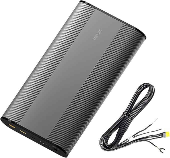 70mai Dash Cam Battery Pack BL96NNX, 96Wh LiFePO4 Backup Power, Up to 30-Hour Parking Mode, Low Voltage Protection, 11.2-30V Input, XT30+Type-C Output, 7-Protection BMS(Fuse Box Solution)