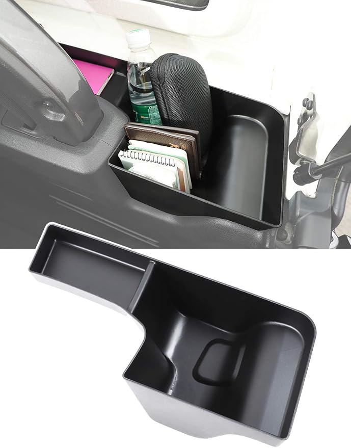 Savadicar RBR Wheel Well Storage Bin Rear Trunk Organizer for 2018-2023 Jeep Wrangler JL JLU 4-Door, Interior Accessories, Right Side, Black