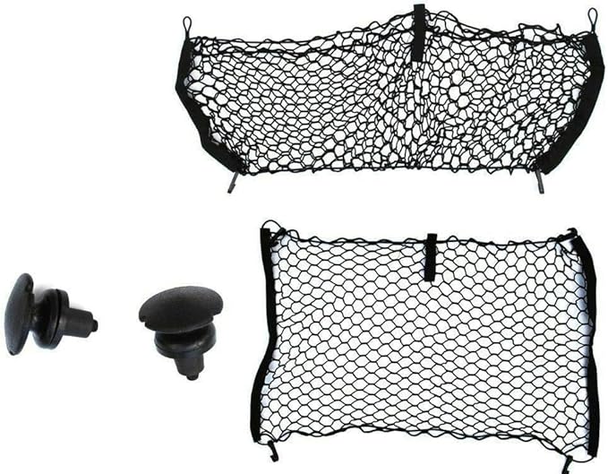 Envelope + Floor Style Trunk Organizer Cargo Nets for Jeep Patriot 2007-2017 – for SUV - Premium Mesh Elastic Car Trunk Organizer Vehicle Carrier Storage –Compatible with Jeep Patriot