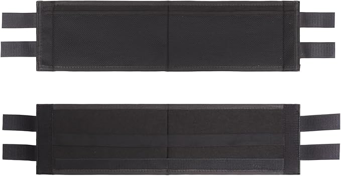 2PCS Car Rear Trunk Organizer Side Divider Board Console Storage Divider Waterproof Easy To Install Trunk Storage Organizer Side for Car, SUV,[Black]