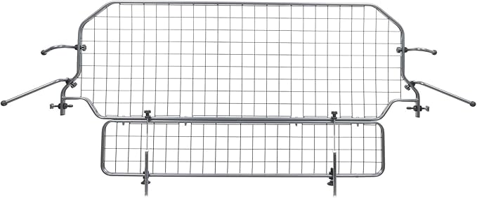 TRAVALL Compatible with Chevrolet Tahoe (2014-2020) Dog Car Barrier Guard Custom Fit Heavy Duty Steel Mesh Trunk Divider Safety Travel Premium Luggage Cargo Barrier Backseat Protection