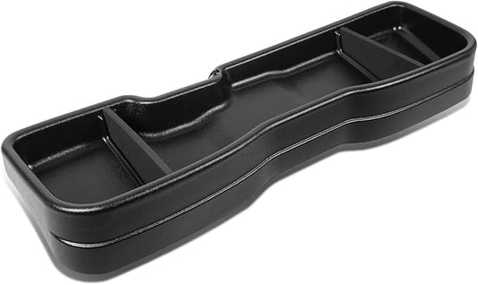 Auto Dynasty Rear Under Seat Tool Cargo Storage Box Organizer Compatible with 2014-2018 Chevy Silverado GMC Sierra 1500 Crew Cab, 2015-2019 Chevy Silverado GMC Sierra 2500HD 3500HD Crew Cab