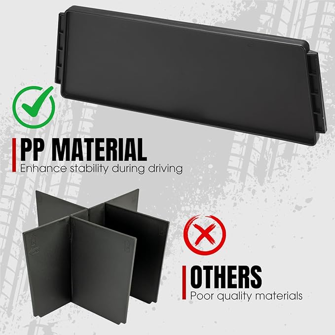 A & UTV PRO Cargo Trunk Divider for 2017-2025 Honda Ridgeline Accessories Truck Bed Divider Trunk Organizers Bed Storage, Replace OEM # 08U35-T6Z-100