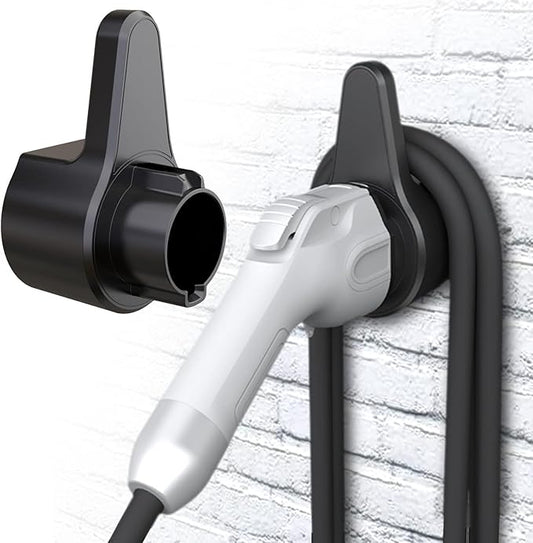 EV Charger Holder,Portable wall Connector Holster,Electric car Cable Organizer,EVSE Charging Nozzle Dock Mount for J1772