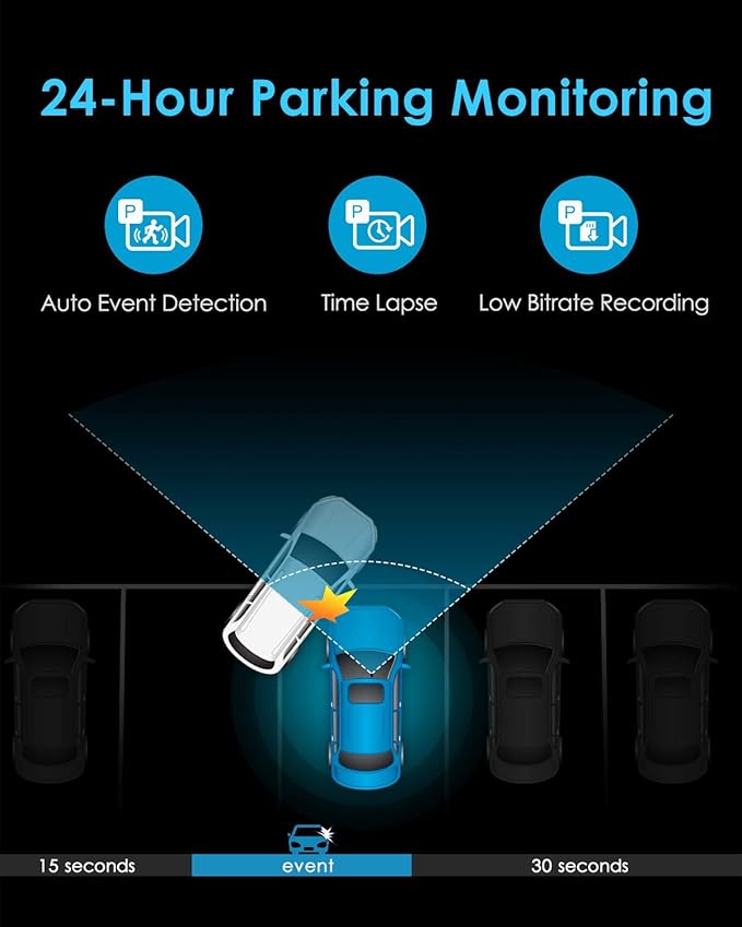 VIOFO A119 V3 2K Dash Cam 2560x1440P Quad HD+ Car Dash Camera, Ultra Clear Night Vision, 140-Degree Wide Angle, GPS Included, Buffered Parking Mode, True HDR, Motion Detection (Renewed)