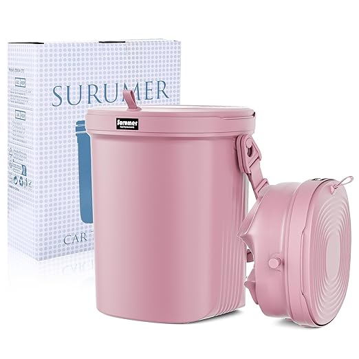 2 Gallon Silicon Car Trash Can with Lid - 100% Leak-Proof Trash Bin, Waterproof Garbage Can, Gifts for Men and Women