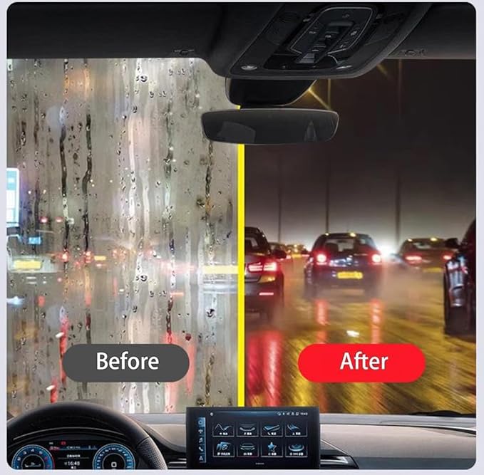 3PC Upgrade 2.0 Clear Vision Glass Cleaner, Oil Film Cleaning Brush for Automotive Windows, Clearvision Cars Windshield Cleaner Tool, Universal Cleaning Wipe Board