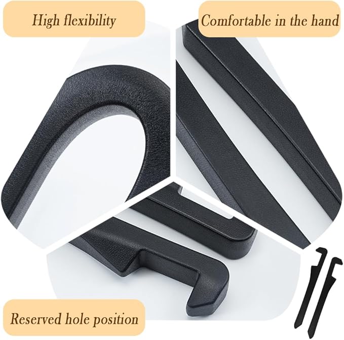 2PCS Car Seat Gap Filler - Elastic Car Seat Gap Filler Organizer Universal for Car Truck Suv Between Seat and Console - Prevent Items from Droping - Add Style to Your Car Accessories (Black/2pcs)