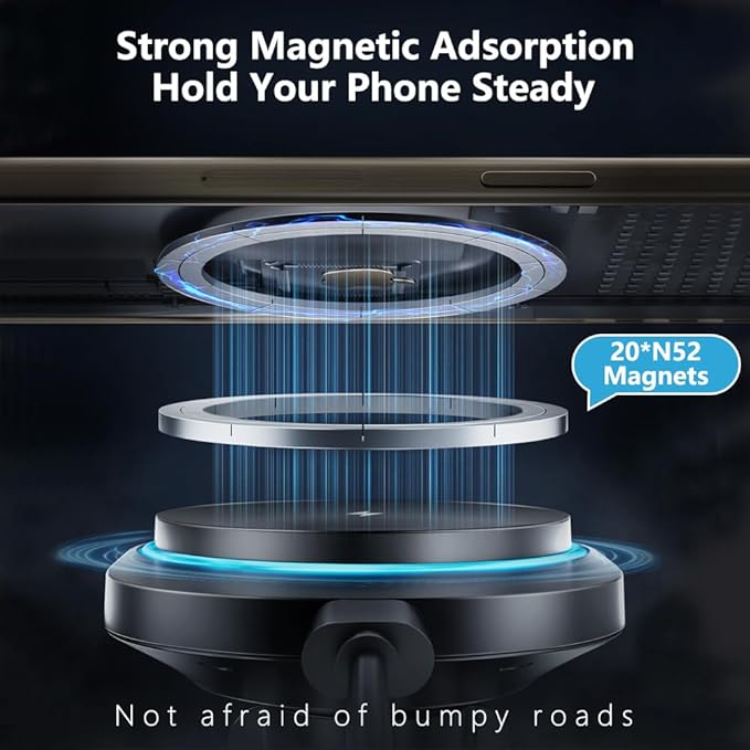 Wireless Car Charger for Honda Civic 2025-2022(NOT CRV/Accord),Customized Wireless Charger Pad with Auto-Clamping,15W Qi Fast Charging Pad,Car Phone Mount Apply to All Phone