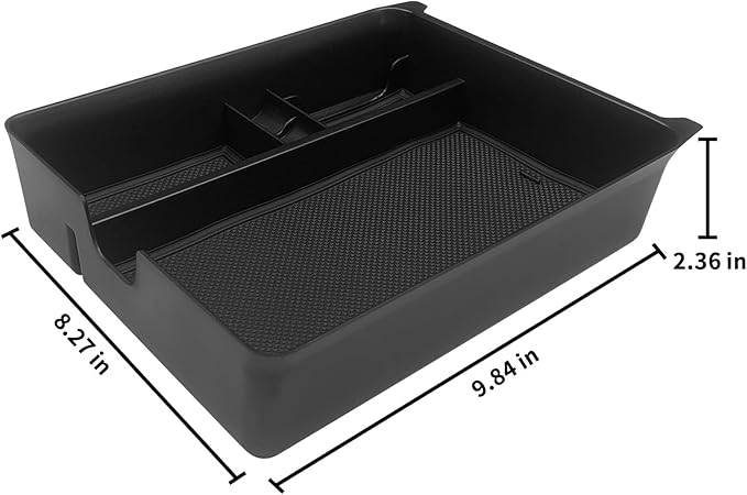 Zxiaochun Center Console Organizer Tray for 2023 2024 2025 2026 Honda Pilot & 2024 2025 2026 Honda Passport & 2024 2025 2026 Ridgeline Accessories, Armrest Box Storage Organizer Divider