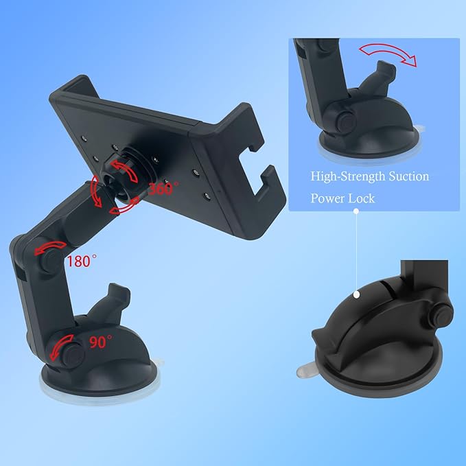 Car Dashboard Mount for Starlink Mini,Car Suction Cup Mount Holder,Wider Adjustable Angle High Strength Suction Base