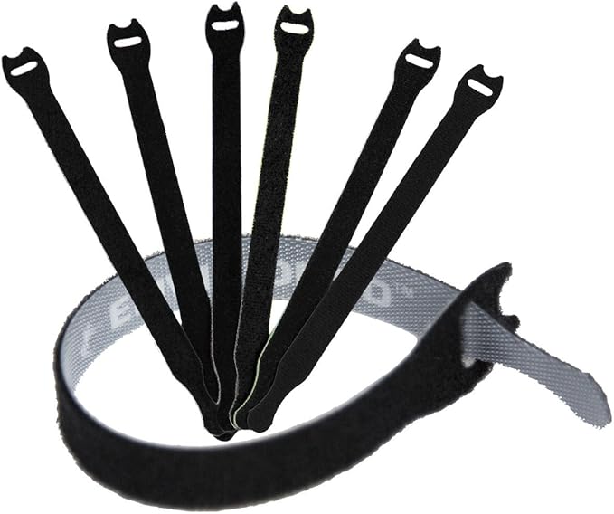 Mini Cable Clips 3M Adhesive, Multipurpose Cord and Wire Organizer for Cable Management 1/2" x 1/2" - 100 Pack Bundled with 10 Bonus Reusable Cable Ties (Black)