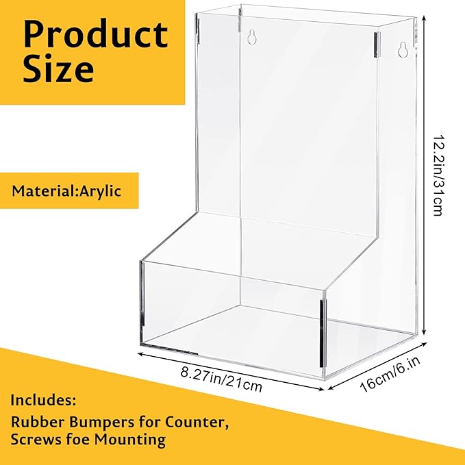 Maitys Acrylic Toy Car Dispenser Wall Hanging Organizer and Storage Bin for Playroom Clear Wall Organizer for Blocks Cars Trains Balls Darts Snacks Markers Puzzles Living Room Bars Storage