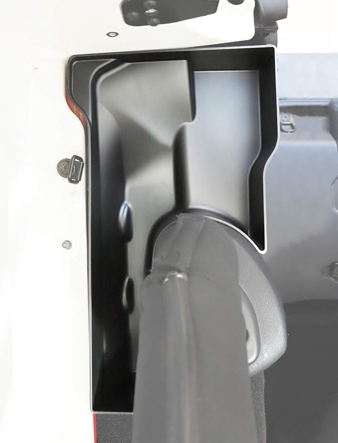 Savadicar Wheel Well Storage Bin, Rear Trunk Organizer, Cargo Storage Tray for 2011-2018 Jeep Wrangler JK JKU 2/4 Door, Interior Storage Expansion Accessories, Right Side, Black, 1 PCS