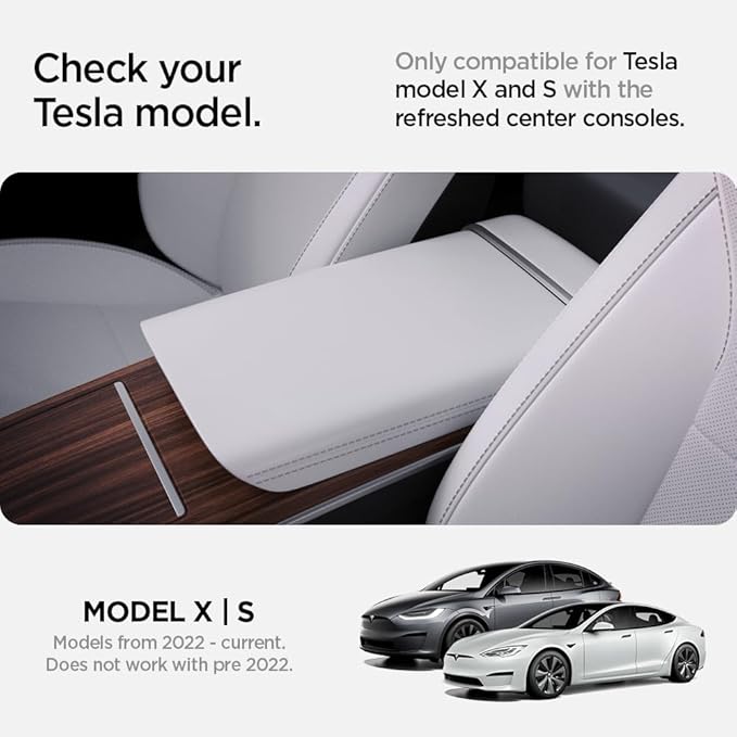 Spigen Console Organizer Tray for Tesla Model X & S 2026/2025/2024/2023/2022