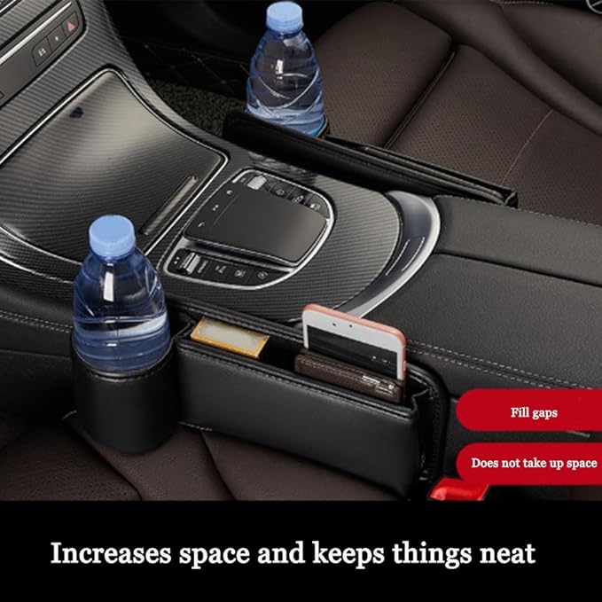 Car Seat Gap Filler for Mazda CX-70 2024 2025 2026, Console Side Storage Box Multifunctional Filler Organizer Car Accessories, co-Pilot Beige