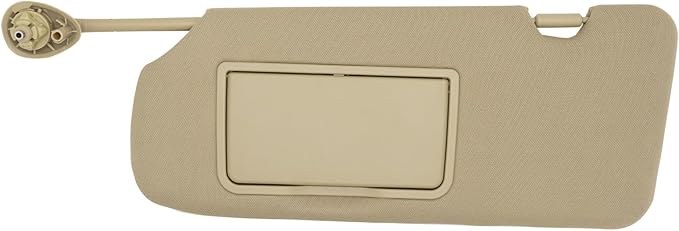 NHILES Driver Left Side Sun Visor Replacement Fits for Honda CR-V 2017-2022 Sunshade Without Light 83280TLAA02ZA Color: Beige