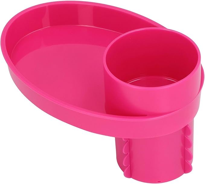 Asixxsix Car Seat Snack Tray, Travel Tray for Kids Car Seat, Stroller, Booster and Anywhere with Cup Holder, Cup Holder Tray for Snacks, Car Seat Tray for Kids Travel, Toddler Road Trip