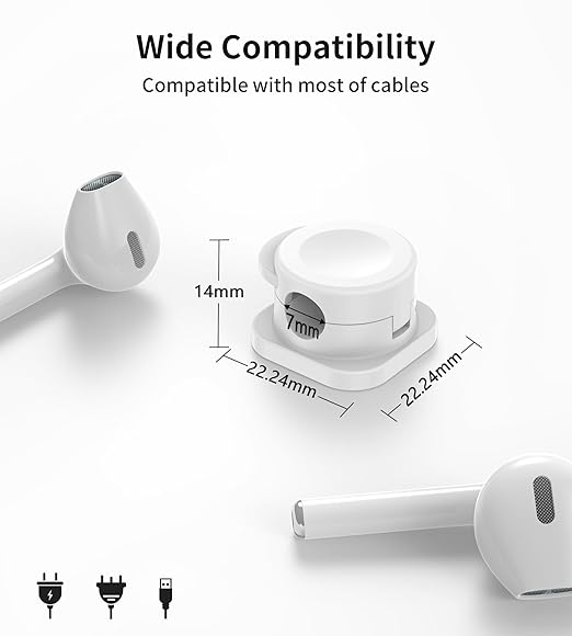 Cord Organizer, Magnetic Cable Clips Cable Management, Cord Management with Enhanced Adhesive, Desk Organizer Office Desk & Computer Accessories for Office Desk Nightstand Wall Car
