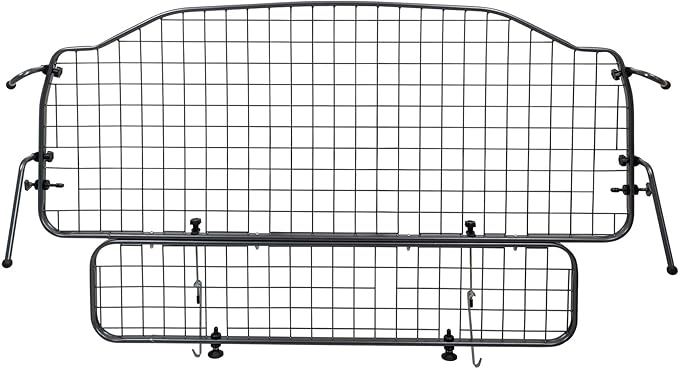 TRAVALL Compatible with Chevrolet Traverse (2017-2021) Dog Car Barrier Guard Custom Fit Heavy Duty Steel Mesh Trunk Divider Safety Travel Premium Luggage Cargo Barrier Backseat Protection