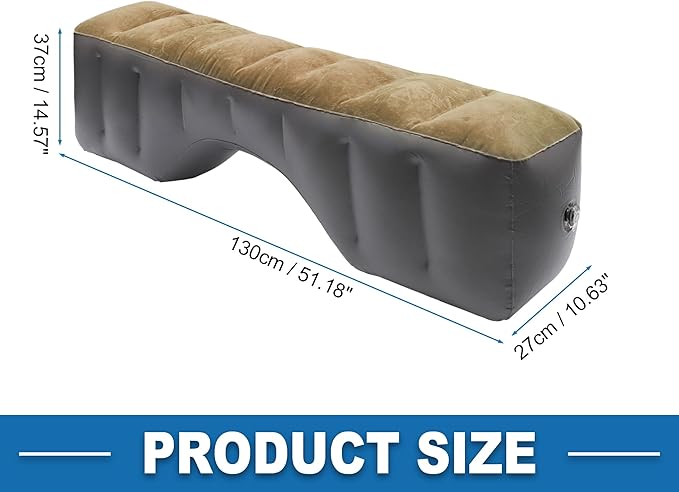 Car Mattress Sleeping Mat Comfortable Rear Seat Air Bed Gap Pad for Napping Travel
