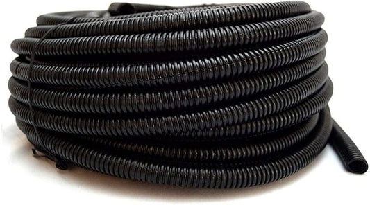 Split Wire Loom Conduit Polyethylene Tubing Sleeve Tube 1 Roll 100 Ft 1 1/2"