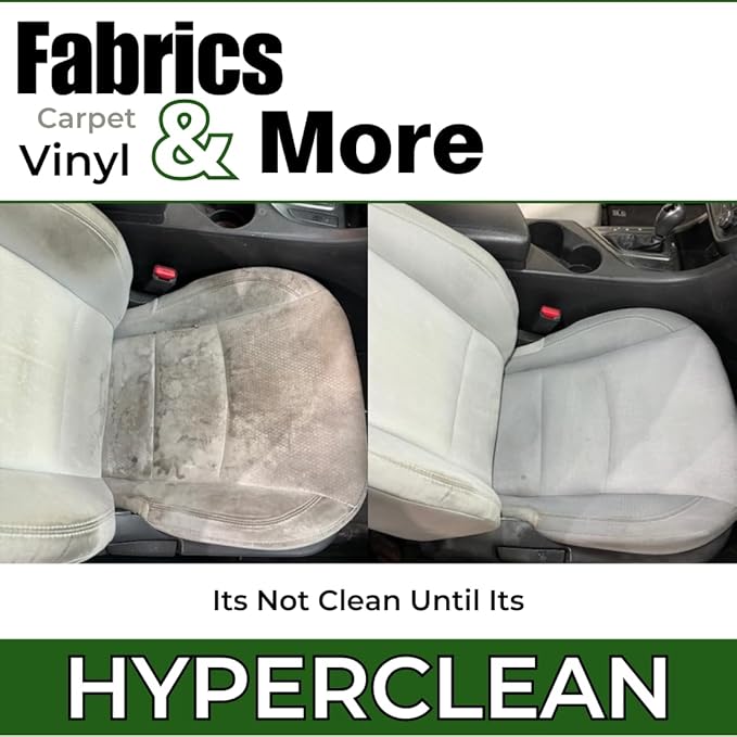 Lithium Hyper Cleanse Car Interior Cleaner - Car Cleaner Interior for Leather, Plastic, Carpet, Vinyl, and Tesla Vegan Leather - Solvent Free Interior Car Cleaner - Car Cleaning Spray (16 Oz)