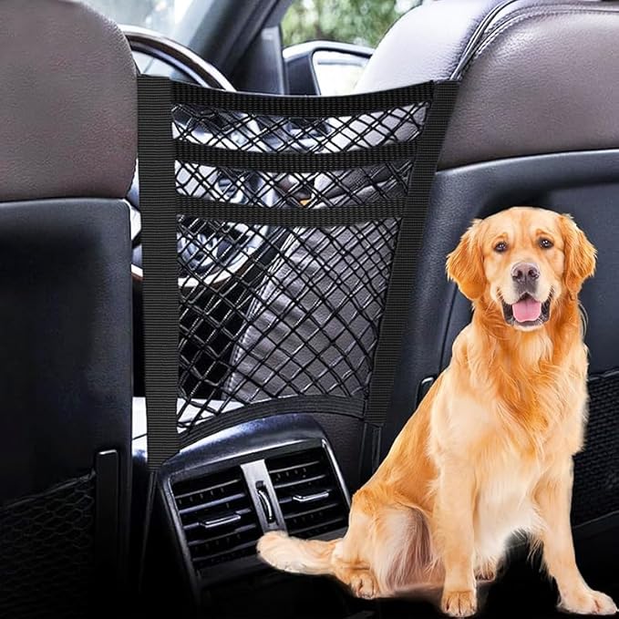 Car Pet Barrier Mesh for Back Seat for Subaru Crosstrek Limited 2019–2025, Heavy-Duty Dog Safety Net Scratch-Resistant Divider for Cars,Breathable & Secure Travel Guard,B