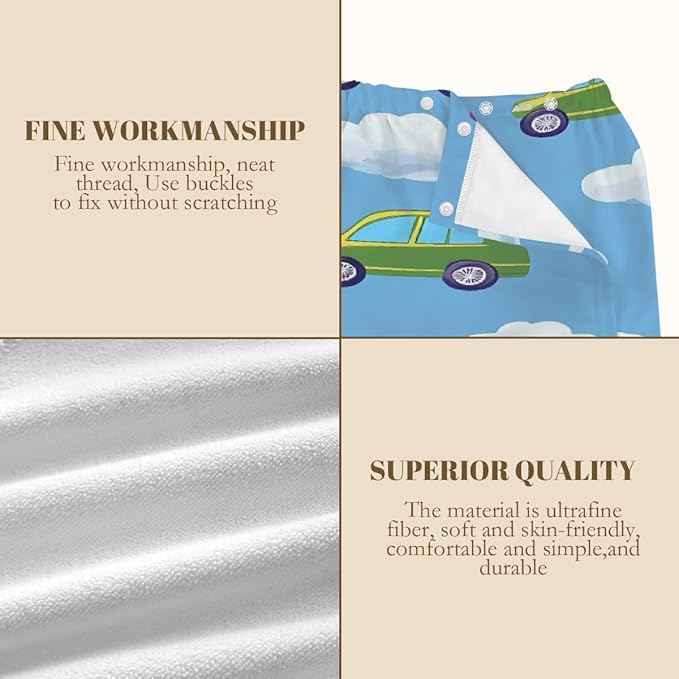 Women's Bath Wrap Colored Cars Clauds Absorbent Shower Spa Body Bath Robe Wraps Bathrobe Towel with Adjustable Closure