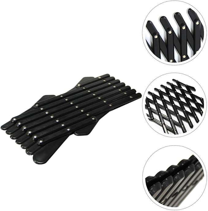 Car Window Pet Gate Portable Barrier Fence, Retractable Large Black Mesh Pet Divider for Car Doors, Ventilation Mesh Suitable for Dog Travel Safety