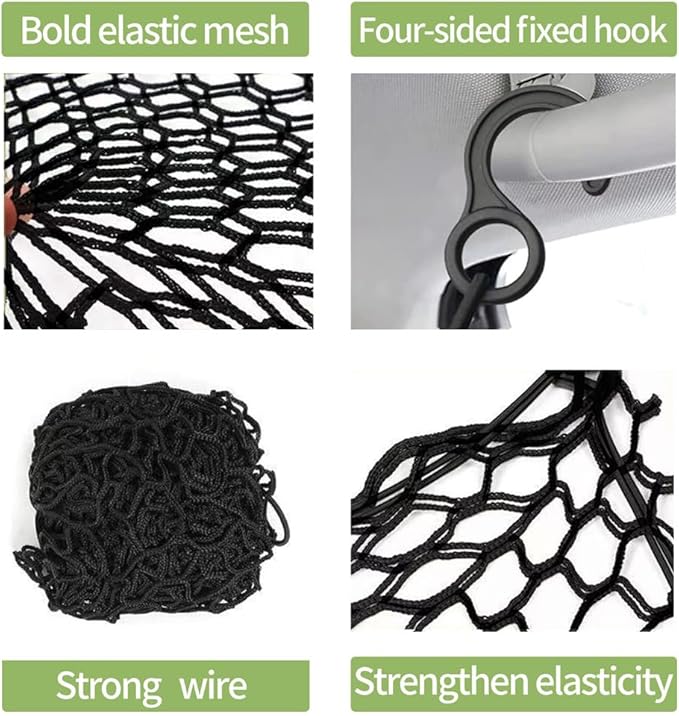 Car Pet Barrier Safety Net,Dog Car Barrier for Toyota Highlander 2020-2023 2024 2025,Dog Guard for car Boot,Net Pet Car Divider Back Seat Barrier Net