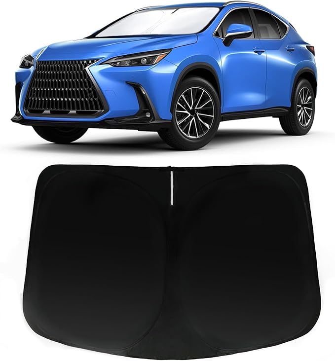 Windshield Sun Shade for Lexus NX 2022-2026 - Car Front Window Sun Visor & Heat Shield Accessories | 240T Blocks UV Rays Sunshade